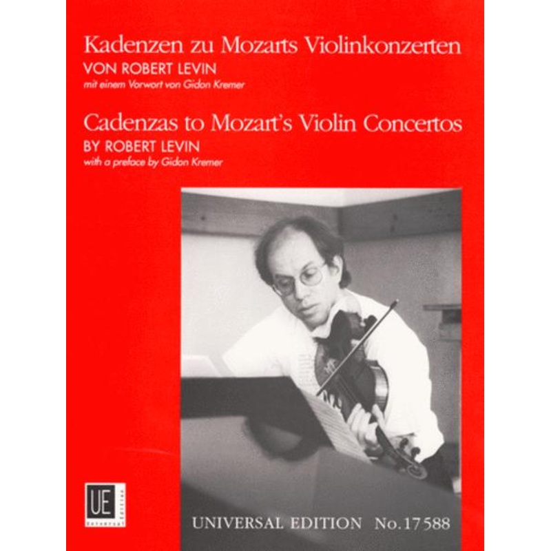Cadenzas to Mozart’s Violin Concertos (Universal)