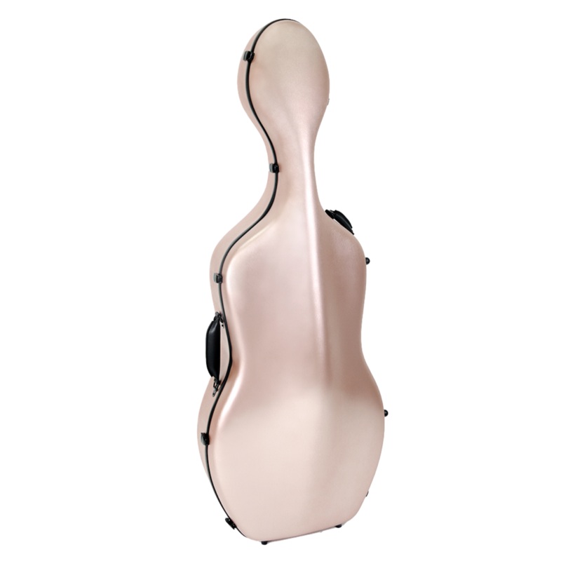 HQ Polycarbon Cello Case 1/2 – Brushed Rose Gold