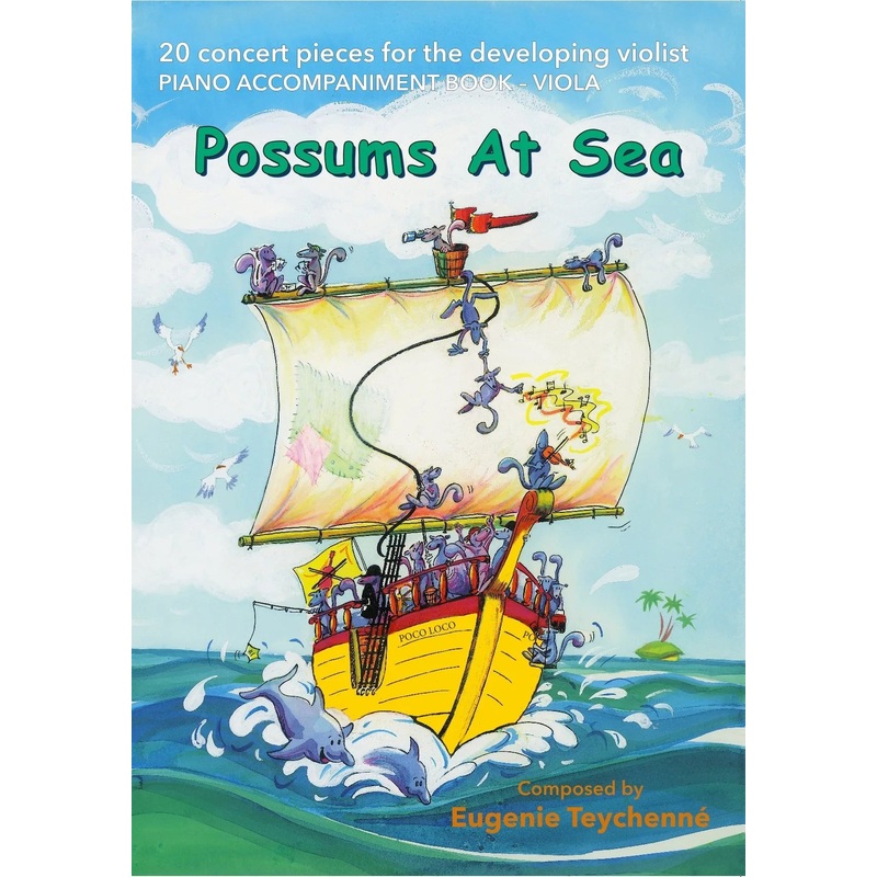 Possums at Sea for Viola Piano Accompaniment