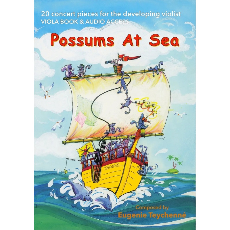 Possums at Sea for Viola with Online Accompaniment