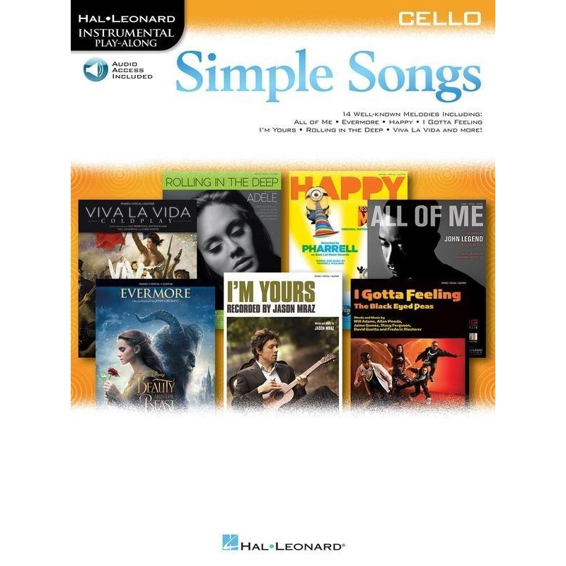 Simple Songs for Cello with Online Accompaniments