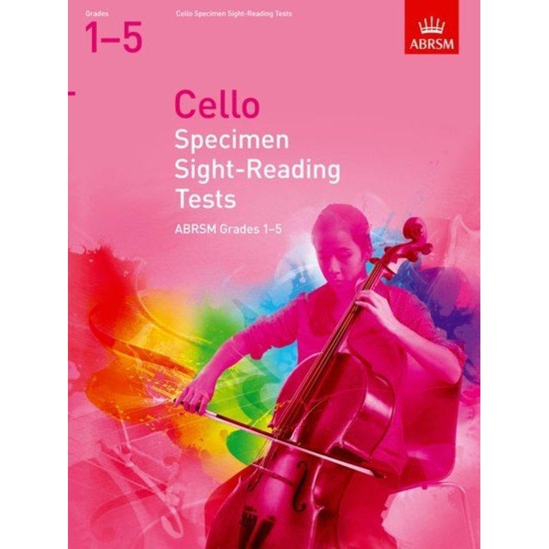 ABRSM Cello Specimen Sight Reading Tests Grades 1-5 from 2012