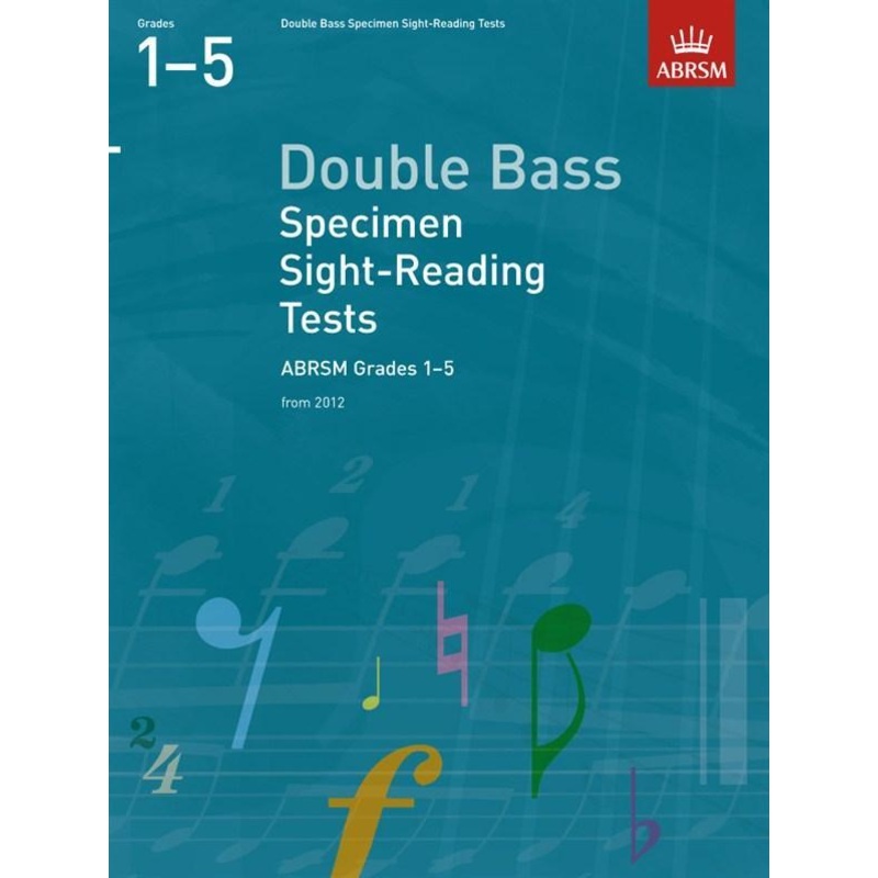 ABRSM Double Bass Specimen Sight Reading Tests Grades 1-5 from 2012