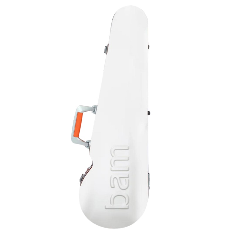 BAM Graffiti Contoured Hightech Violin Case White/Orange 4/4