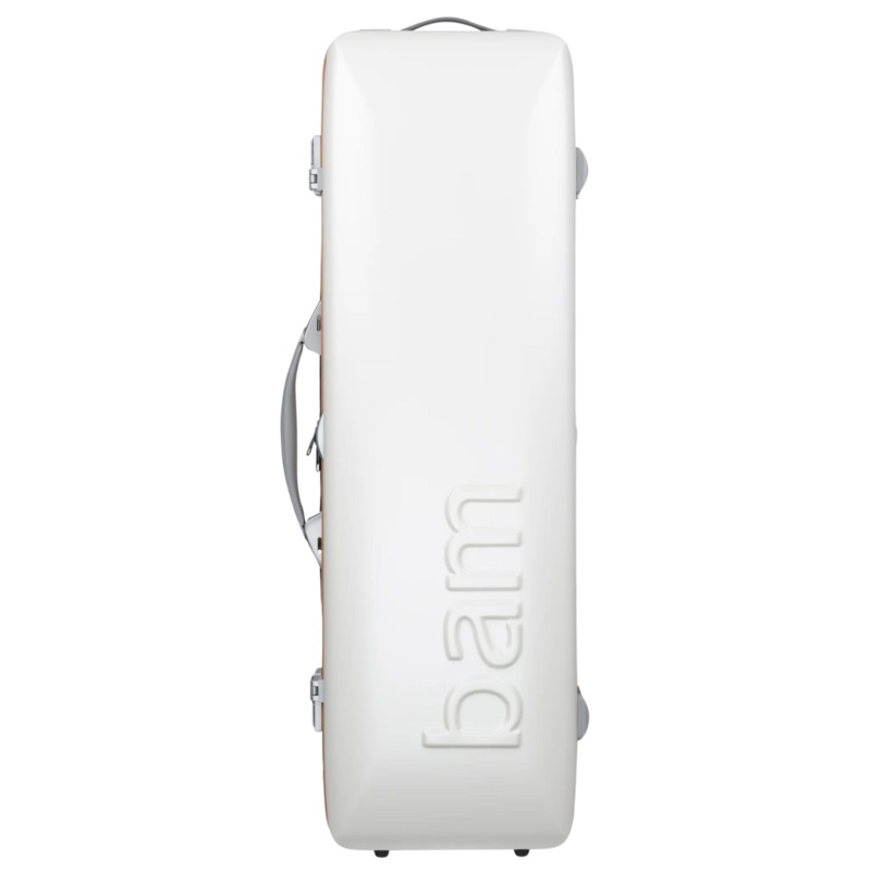 BAM Graffiti Oblong Hightech Violin Case White/Orange 4/4