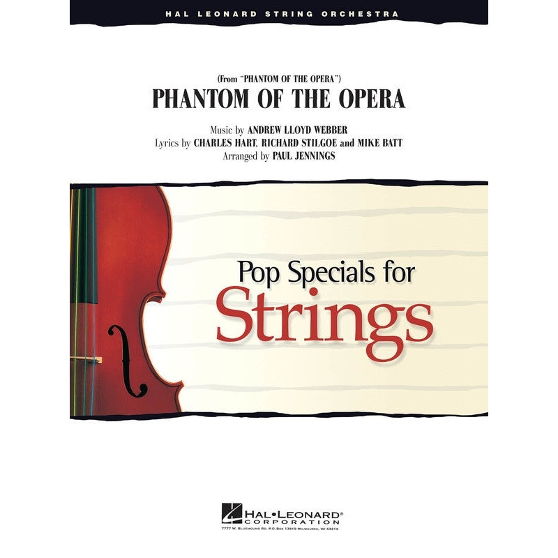 Phantom of the Opera (arr Paul Jennings) for String Orchestra
