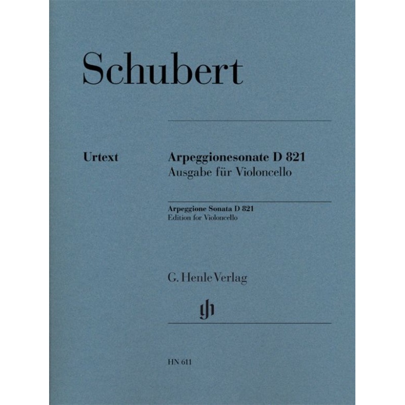 Schubert, Arpeggione Sonata in A Minor for Cello and Piano (Henle)
