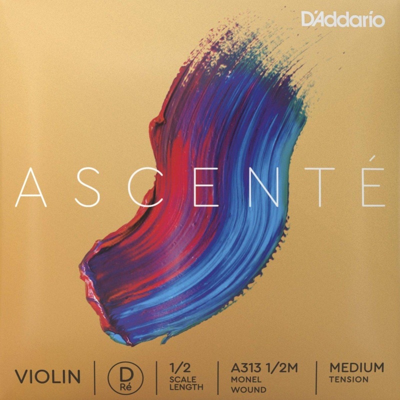 D’Addario Ascente Violin D String 1/2
