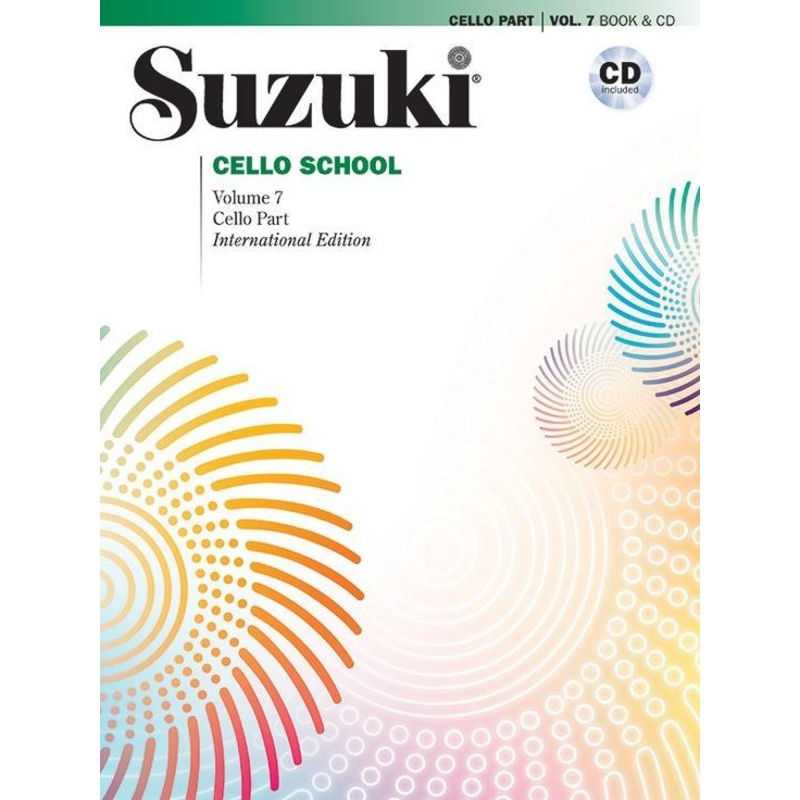 Suzuki Cello School Volume 7 Book and CD