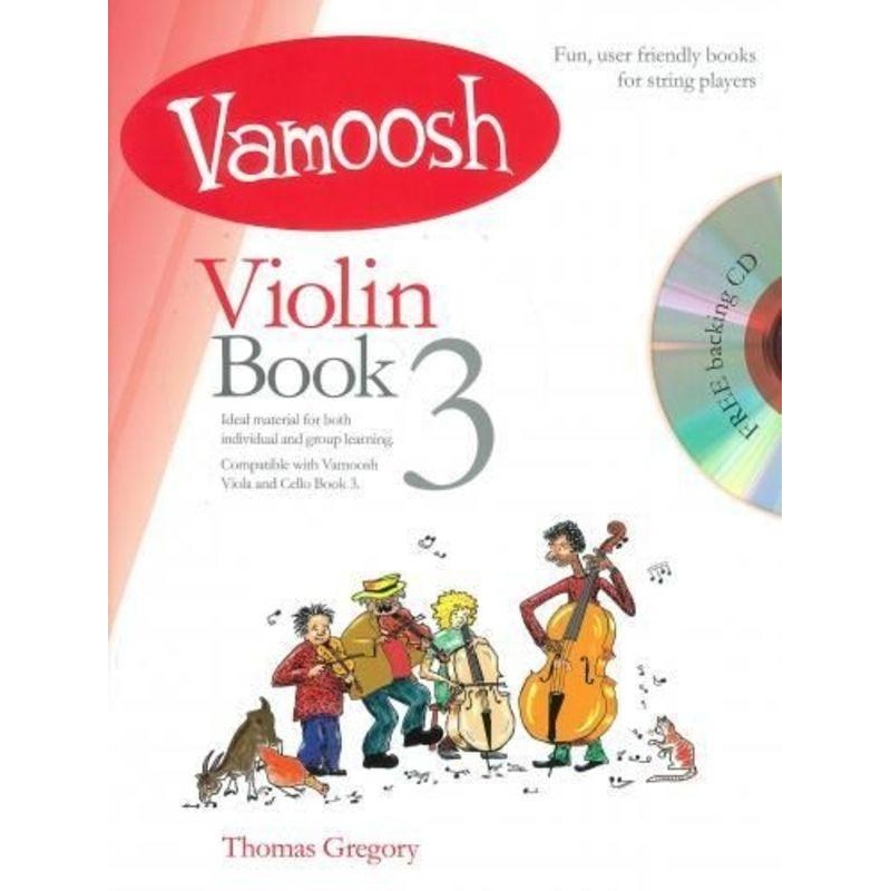 Vamoosh Violin Book 3 with CD