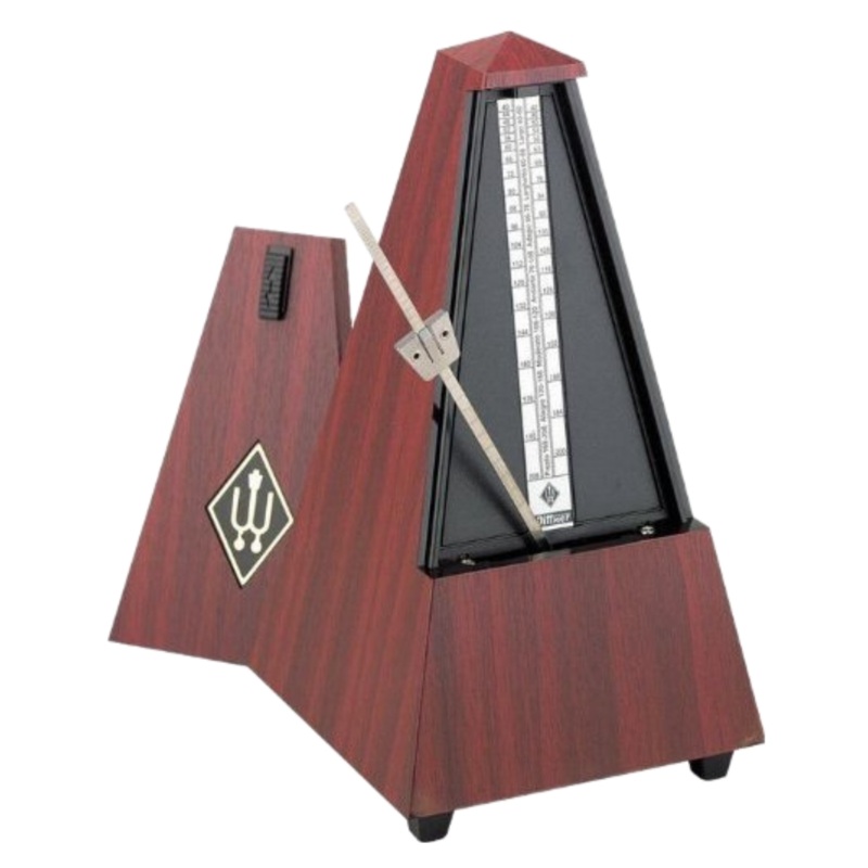 Wittner Metronome Plastic Mahogany with Bell (Wood Front)