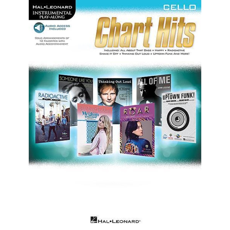 Chart Hits for Cello with Online Accompaniments