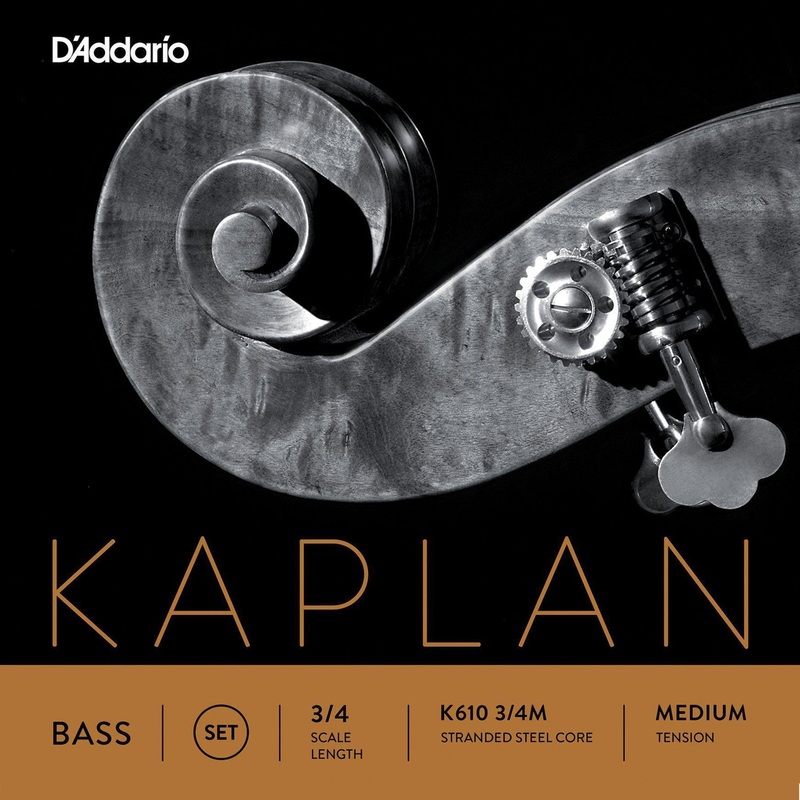 D’Addario Kaplan Double Bass String Set 3/4 (Medium)
