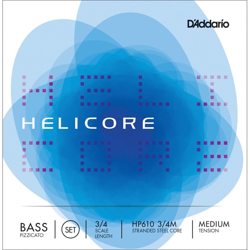 D’Addario Helicore Double Bass String Set 3/4 Pizzicato