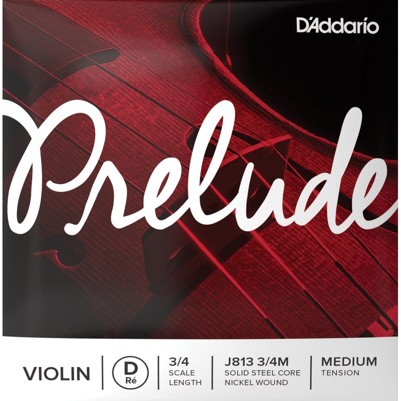 D’Addario Prelude Violin D String 3/4