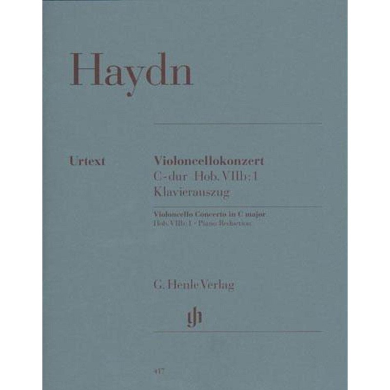 Haydn, Concerto No. 1 in C for Cello and Piano (Henle)