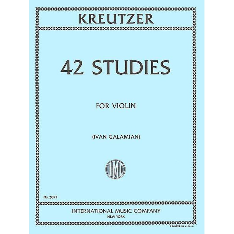 Kreutzer, 42 Studies for Violin (IMC)