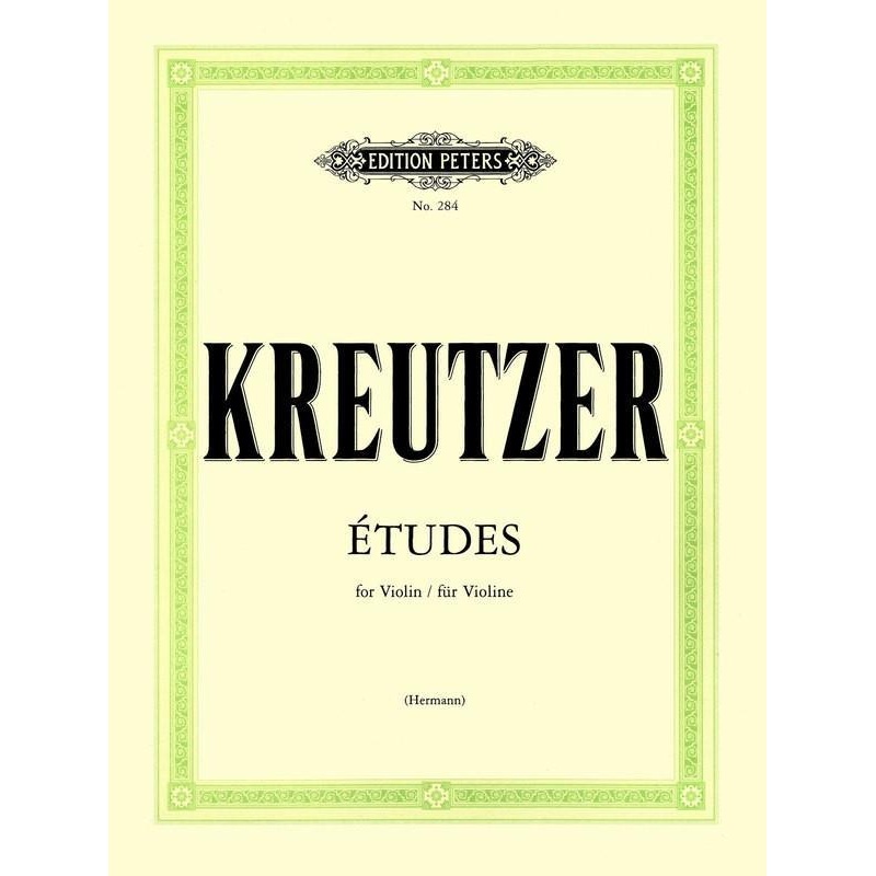 Kreutzer, 42 Studies for Violin (Peters)