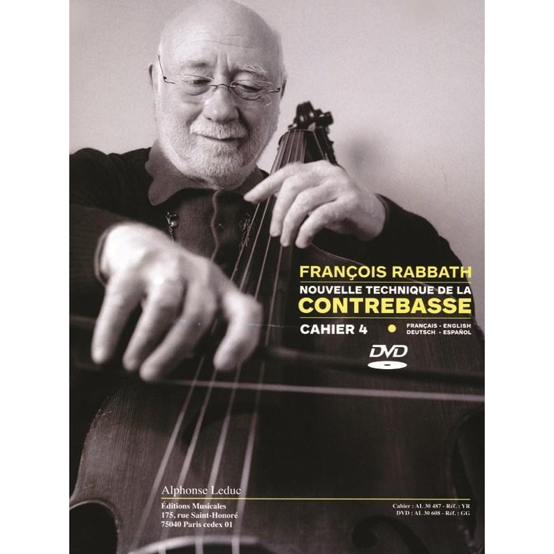 Rabbath, Nouvelle Technique de la Contrebasse Volume 4 (Leduc)
