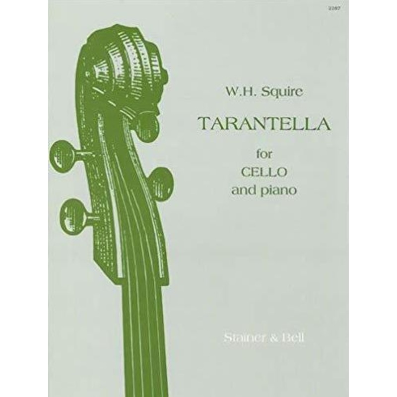 Squire, Tarantella for Cello and Piano (Stainer Bell)