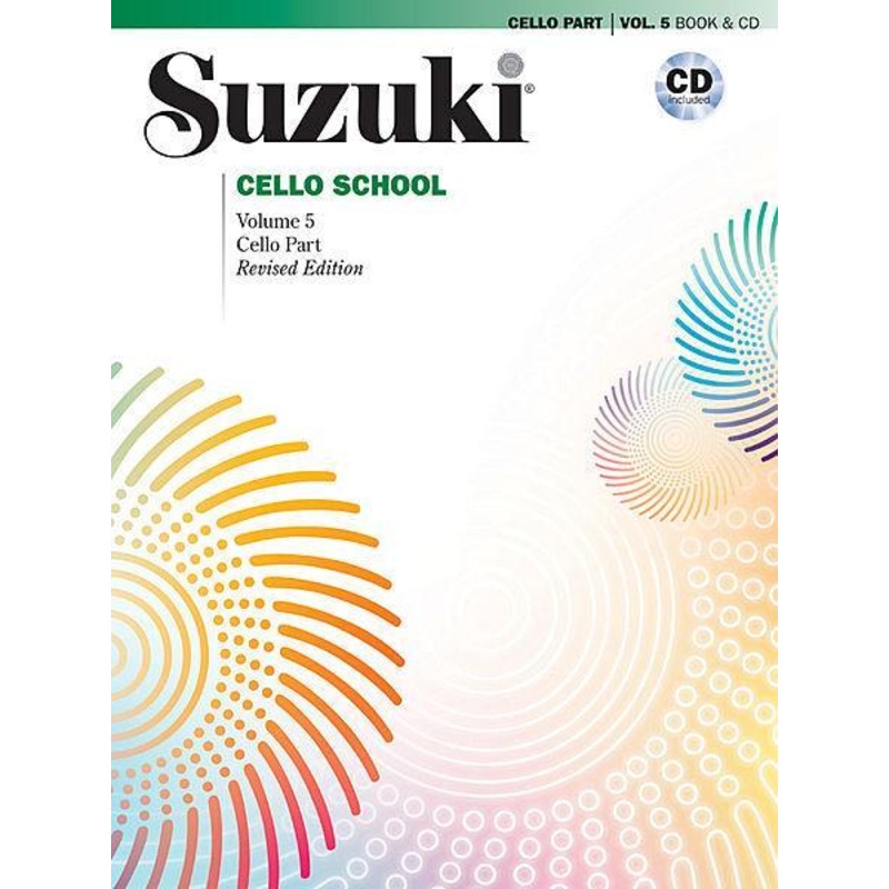 Suzuki Cello School Volume 5 Book and CD