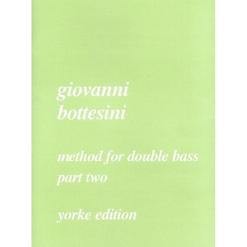 Bottesini, Method for Double Bass Book 2 (Yorke)