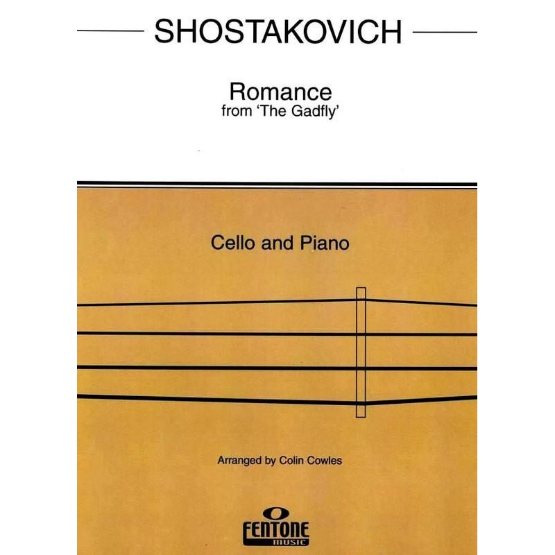Shostakovich, Romance from the Gadfly for Cello and Piano (Fentone)