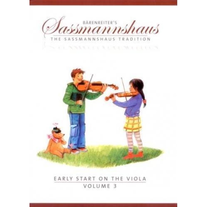 Sassmannshaus, Early Start on the Viola Book 3