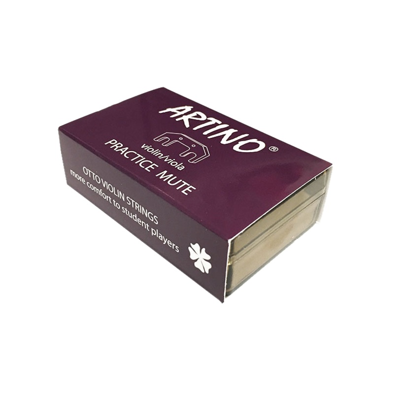 Artino Rubber Coated Metal Practice Violin or Viola Mute