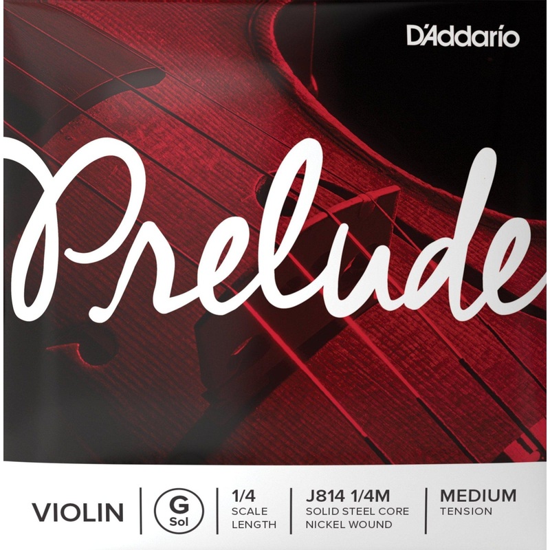 D’Addario Prelude Violin G String 1/4
