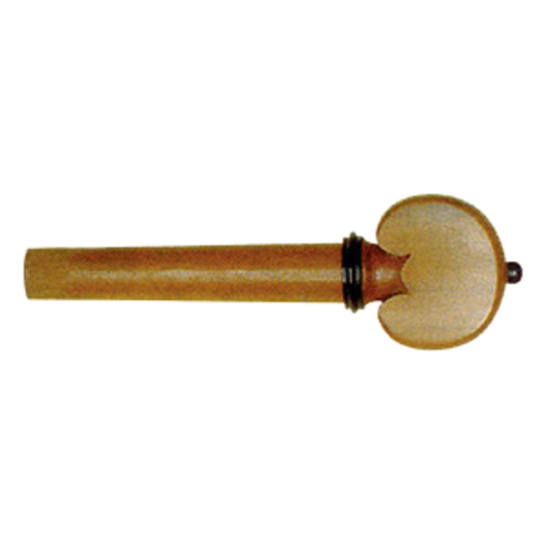 Violin Peg Heart Shaped – Boxwood with Black Pin