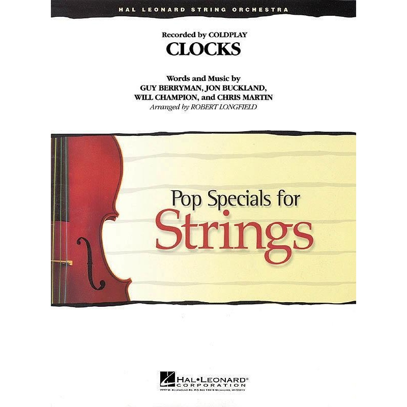 Clocks (Coldplay arr. Robert Longfield) for String Orchestra