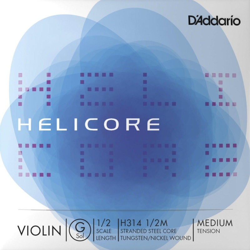 D’Addario Helicore Violin G String 1/2