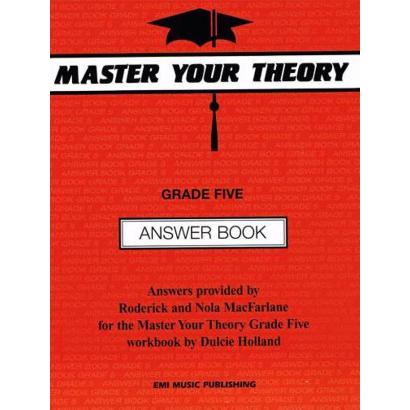 Master Your Theory Grade 5 Answer Book