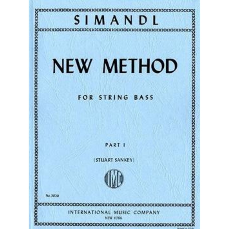 Simandl, New Method Part 1 for Double Bass (IMC)