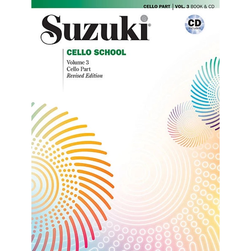 Suzuki Cello School Volume 3 Book and CD