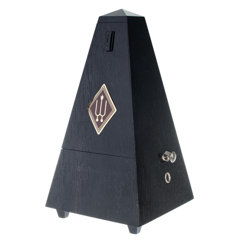Wittner Metronome Plastic Black with Bell (Wood Front)