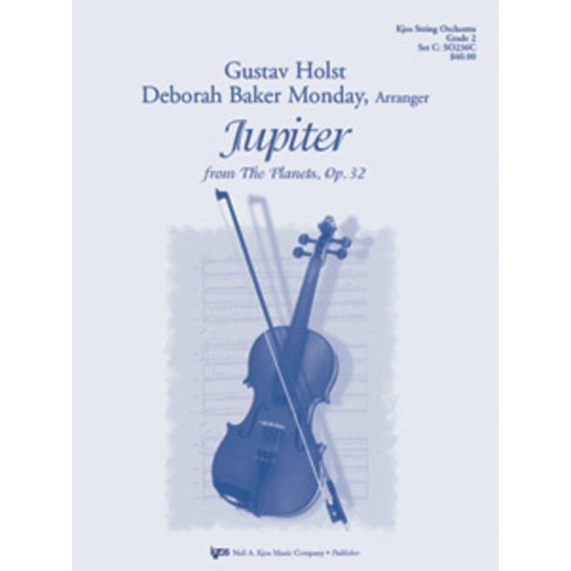 Jupiter from The Planets (Gustav Holst arr. Deborah Baker Monday) for String Orchestra