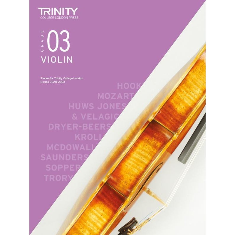 Trinity College London Violin 2020-23 Grade 3 Score & Part