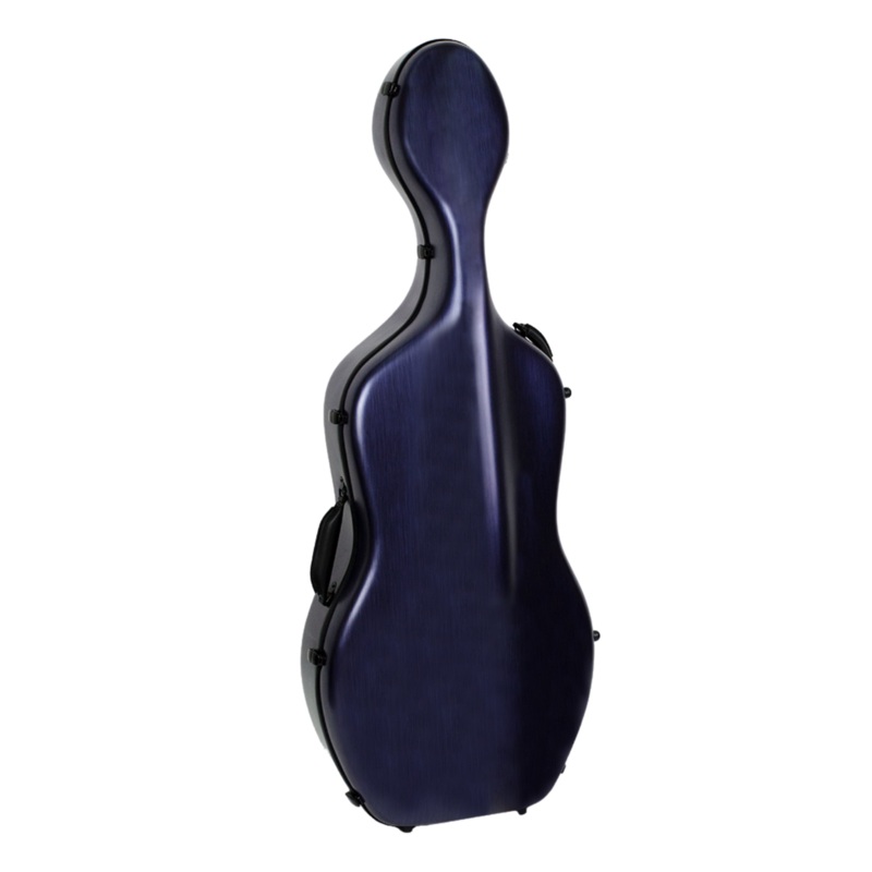 HQ Polycarbon Cello Case 3/4 – Brushed Blue