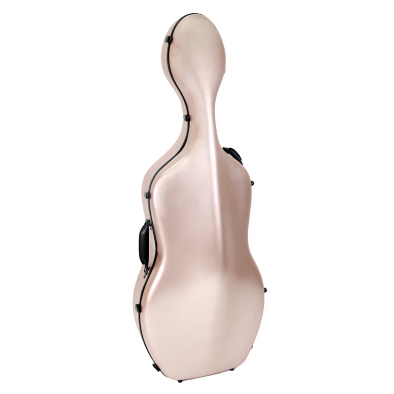HQ Polycarbon Cello Case 3/4 – Brushed Rose Gold