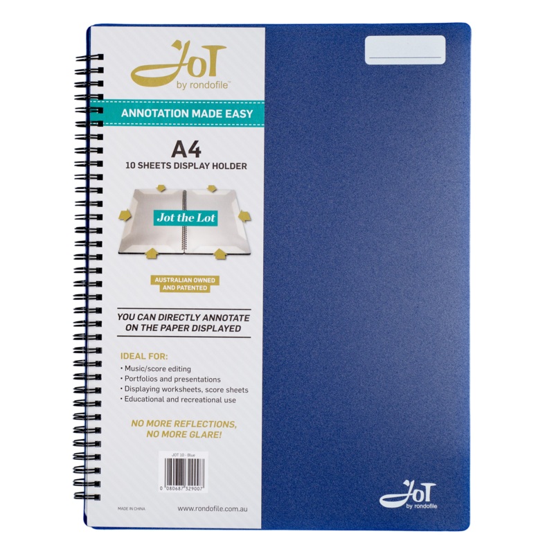 Rondofile Jot with Blue Cover (10 sheets)