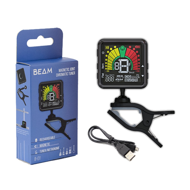 BEAM Rechargeable Clip-on Metronome and Tuner