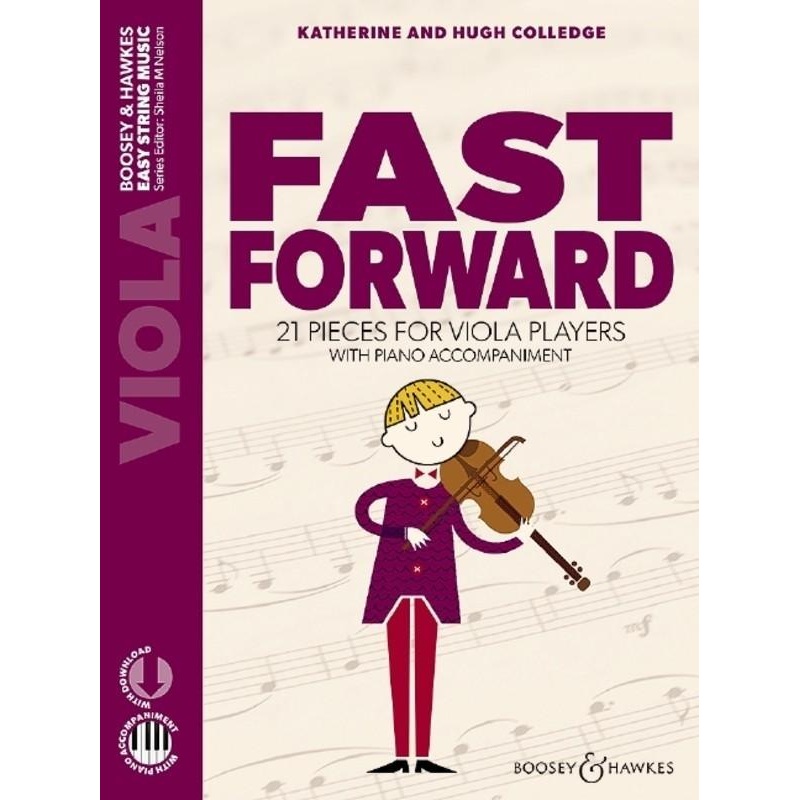 Colledge, Fast Forward for Viola and Piano New Edition (Boosey and Hawkes)