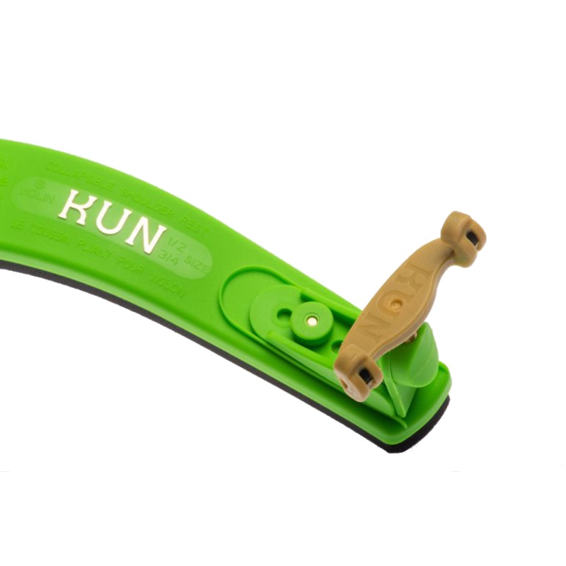 Kun Collapsible Shoulder Rest Violin 1/2-3/4 Atomic Green