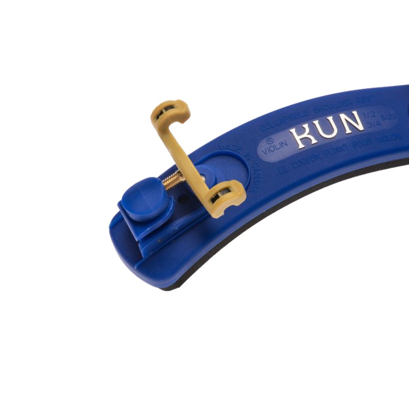Kun Collapsible Shoulder Rest Violin 1/2-3/4 Blue Moon