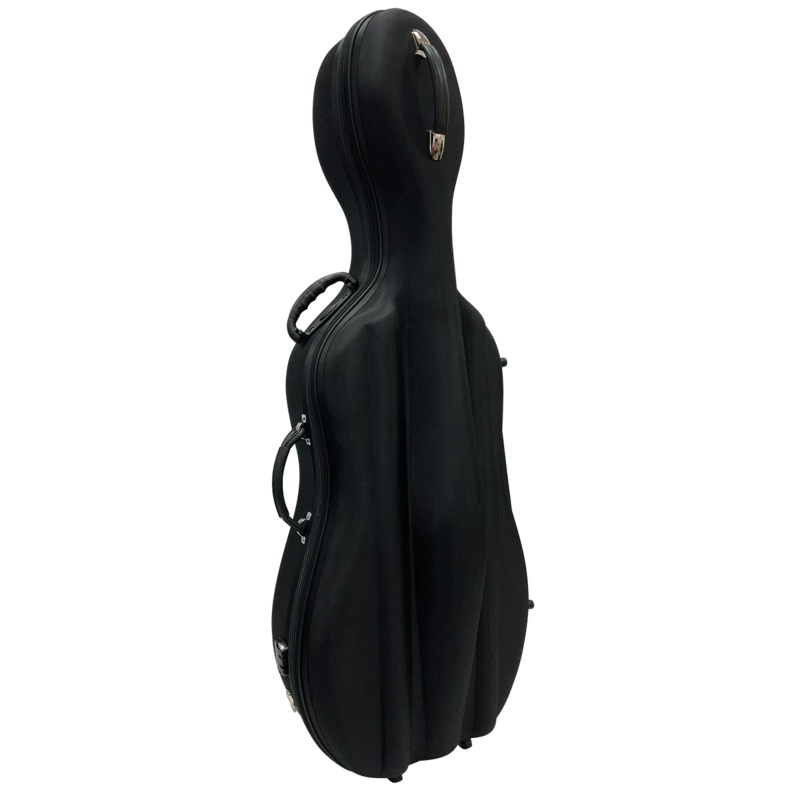 Hard Cello Bag with Wheels 3/4 Black