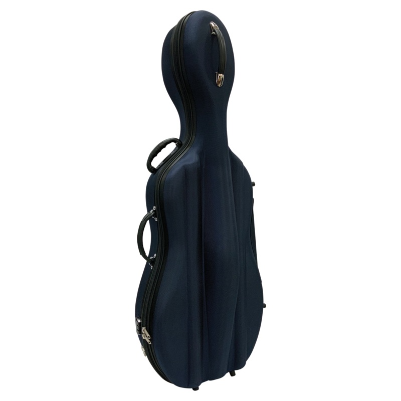Hard Cello Bag with Wheels 3/4 Blue