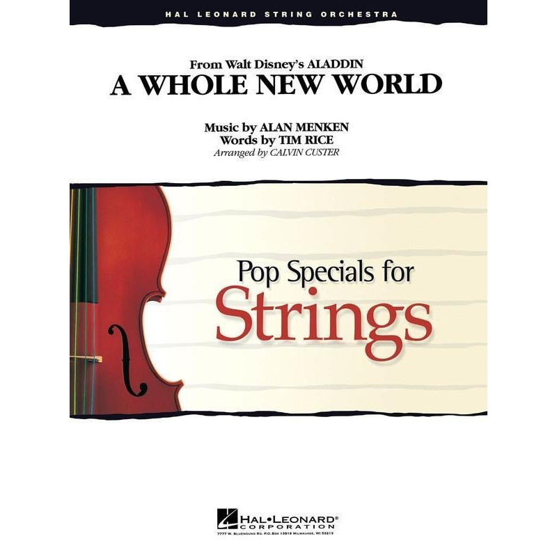 A Whole New World (arr. Menken) for String Orchestra