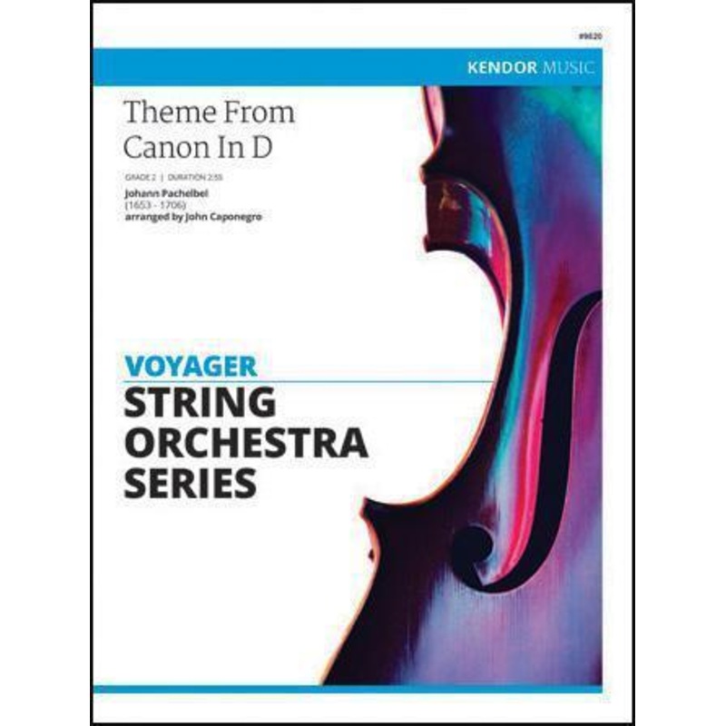 Canon in D Theme (Pachelbel arr. Caponegro) for String Orchestra